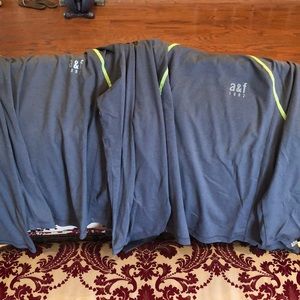 Set of two Abercrombie and Fitch athletic shirt